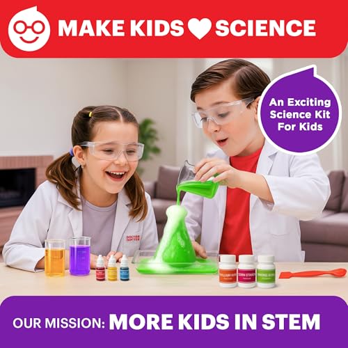 Doctor Jupiter My First Science Experiments Kit for Kids Ages 4+ | Birthday Gift Ideas for Boys & Girls 4, 5, 6, 7, 8 Year Olds, Science Kits for Kids Ages 5-7, STEM Educational Toys