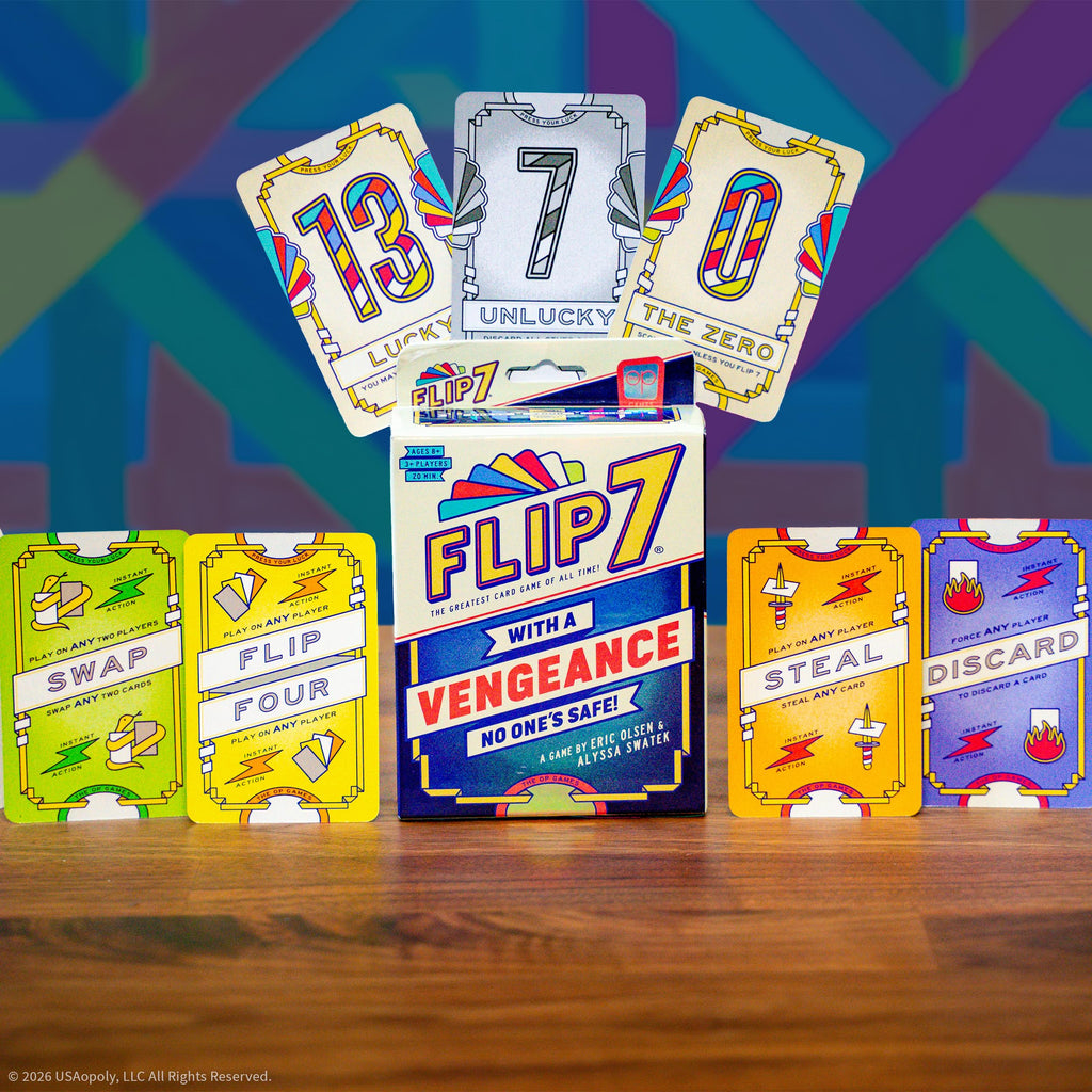 Flip 7: With a Vengeance Card Game, Same Addictive Press-Your-Luck Gameplay