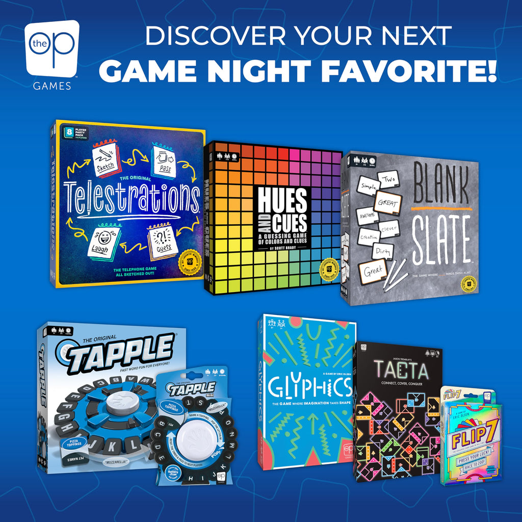 HUES and CUES - Vibrant Color Guessing Board Game for 3-10 Players Ages 8+, Connect Clues and Guess from 480 Color Squares