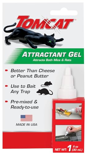 Tomcat Attractant Gel, Bait for Mouse Traps and Rat Traps, 1 oz. | Attracts Mice and Rats, Enhances Trap Effectiveness, Pre-Mixed Ready-To-Use for Any Trap, Non-Toxic for Children & Pets