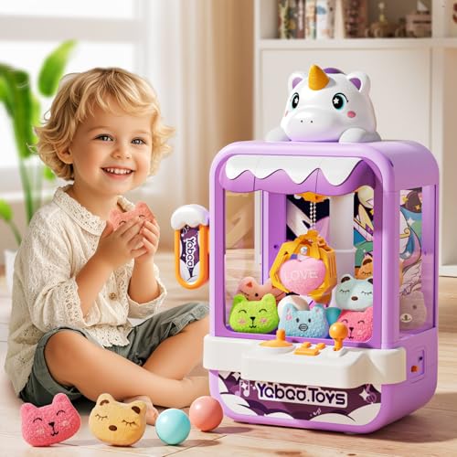 Claw Machine for Kids Girl, Vending Machines Toys for Girls 3 4 5 6 7 8 | Unicorns Girls Toys Age 6-8 4-5, Arcades Game Party Toy age 6-7,Ideas Birthday Gifts for Girl 4 5 6 9 Year Old