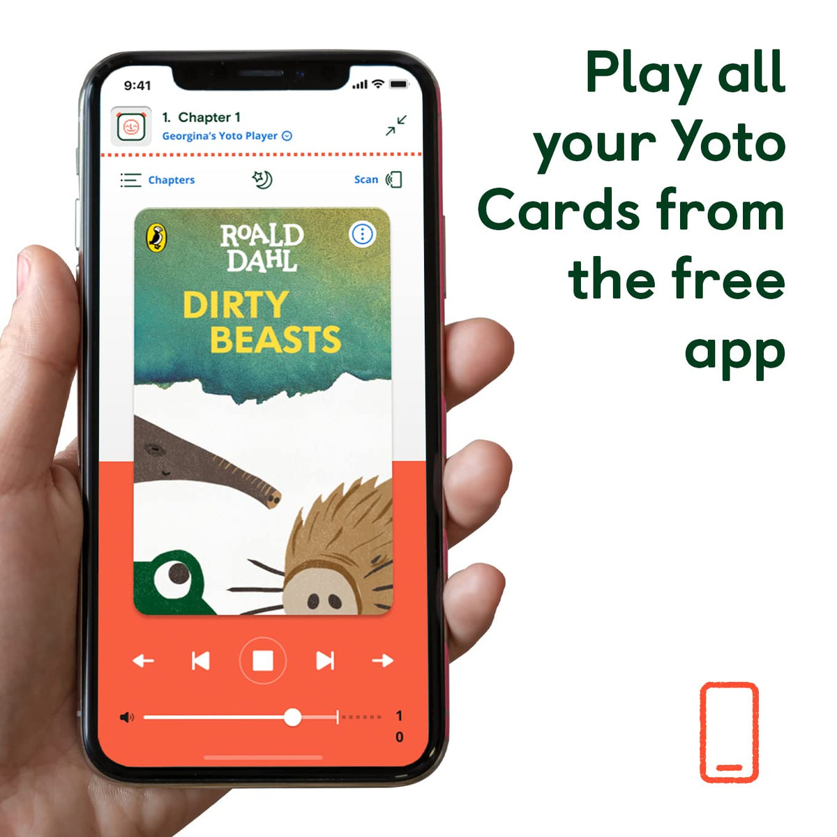 YOTO Make Your Own Cards - 5 Blank Audio Cards for Kids, All Ages | Record your own stories, music, podcasts, birthday, messages | 5 blank cards for Yoto Player and Mini | creative gift