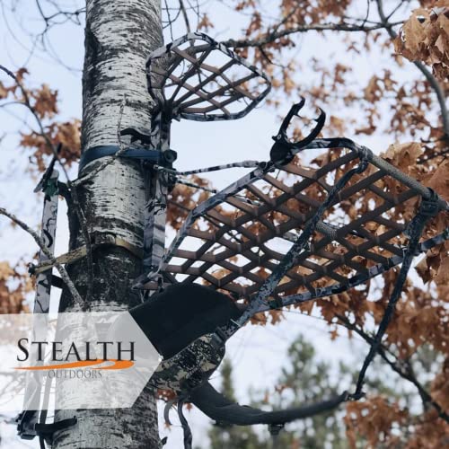 Stealth Strips Natural Gear Camo Silencing Tape | Self Adhesive Silencing Fabric | Great for Quieting All of Your Metal Hunting Gear and Accessories |(2” X 60” Roll)