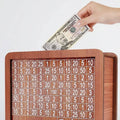 Wooden Savings Challenge Box