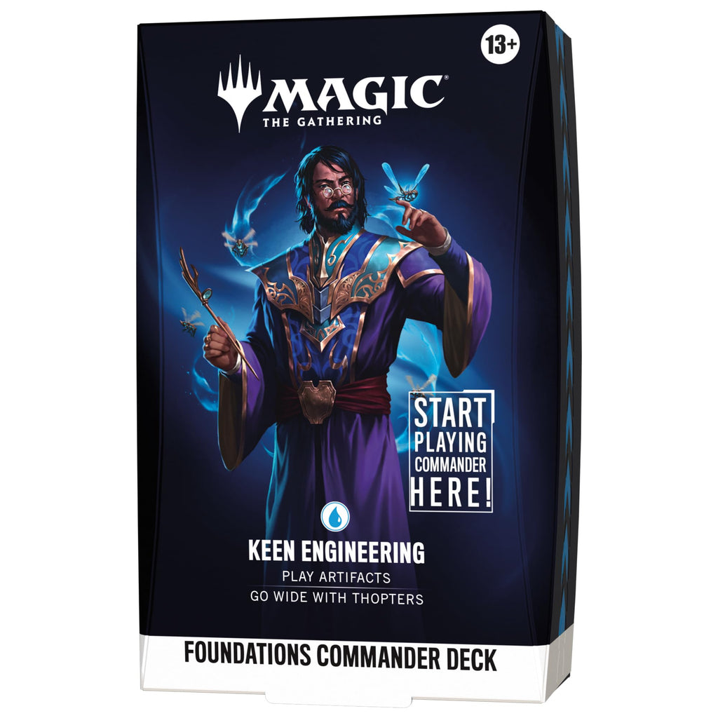 Magic: The Gathering Foundations Commander Deck - Keen Engineering | 100-Card Deck + Accessories