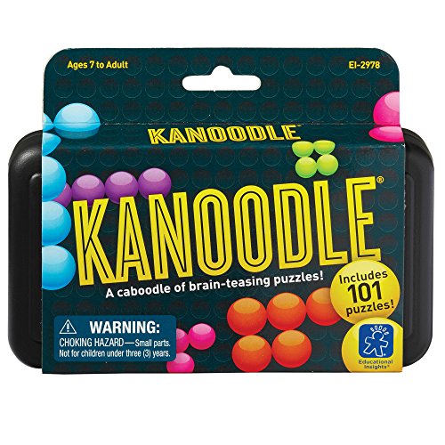 Educational Insights Kanoodle | 3D Brain Teaser Puzzles for Kids, Spatial Puzzle Games for Adults, Teens and Kids, Problem Solving Toys and Logic Puzzles