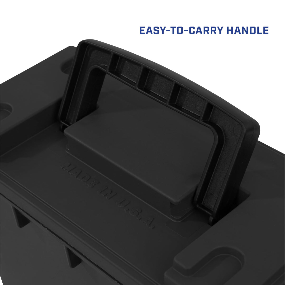 Sheffield 12629 Ammo Box Made in USA, Stackable Lockable Ammo Storage Box | Lockable Storage Box, Water and Dust Resistant Dry Box, Secures Hunting Gear, Gun Accessories, Supplies, and Bullets