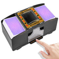 FEIERYA Automatic Card Shuffler 1/2/4/6 Decks | Battery-Operated Electric Playing Card Shuffler for Home Card Game,Board Game Nights,Poker,Travel
