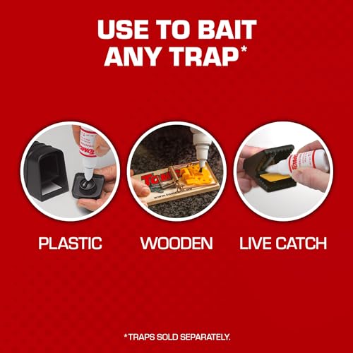 Tomcat Attractant Gel, Bait for Mouse Traps and Rat Traps, 1 oz. | Attracts Mice and Rats, Enhances Trap Effectiveness, Pre-Mixed Ready-To-Use for Any Trap, Non-Toxic for Children & Pets