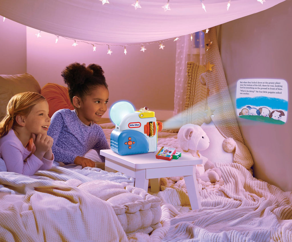 Little Tikes Story Dream Machine Starter Set, Audio Books, Little Golden Book, The Poky Little Puppy, Nightlight, Toddlers, Kids, Ages 3+, Amazon Exclusive