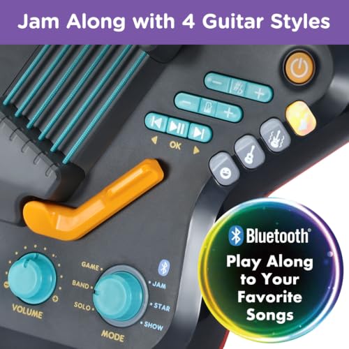 VTech Kidi Star Rockstar Guitar, Black