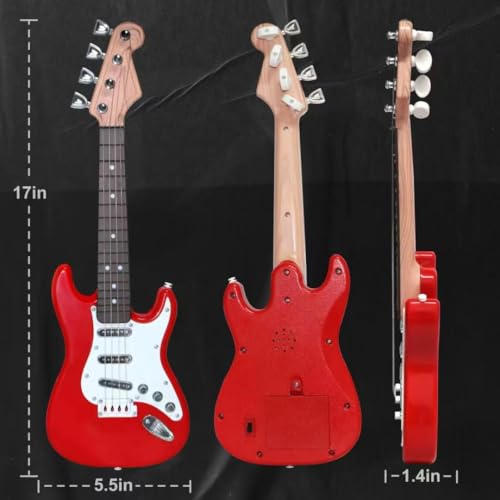 16inch Mini Guitar Toy for Kids and Beginners, Electric Guitar with Strap for Toddlers and Boys and Girls Instrument Toys