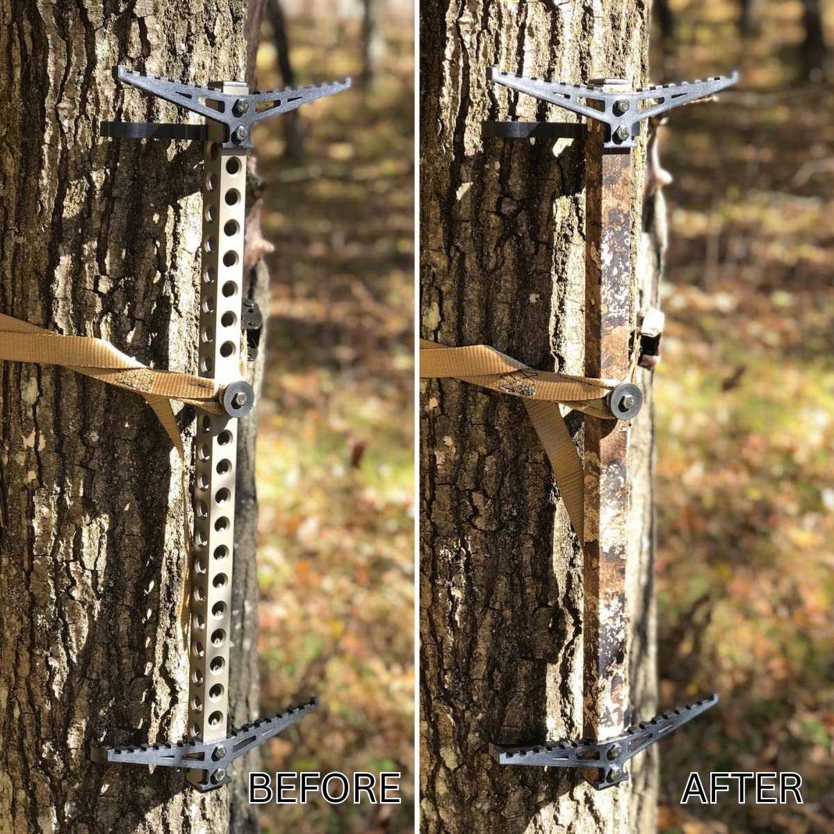 Stealth Strips Natural Gear Camo Silencing Tape | Self Adhesive Silencing Fabric | Great for Quieting All of Your Metal Hunting Gear and Accessories |(2” X 60” Roll)