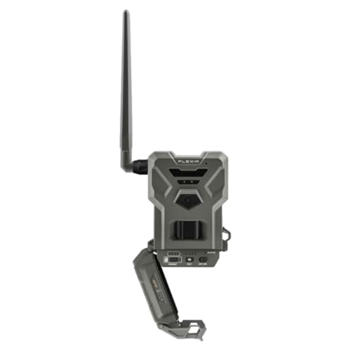SPYPOINT Flex-M Twin, Cellular Trail Camera, Night Vision, Free Photo Plan | Auto Multi Cell-Network, LTE, GPS, Waterproof, 0.5 Second Trigger, 28MP Photo, 720p Video+ Sound, 90Ft Motion Dection & Flash