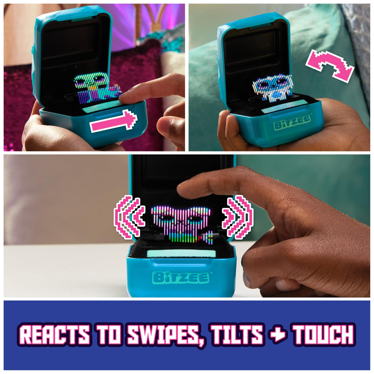 BITZEE Magicals Interactive Toy & Digital Pet, Ages 5+ | Collect 20 Magical Creatures, Play Games, Earn Potions & Cast Spells, Screen-Free Responsive Play, Birthday Gifts for Kids