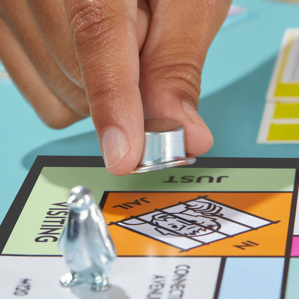 Monopoly Board Game | Classic Game with Storage Tray and Larger Tokens | Ages 8+ | 2 to 6 Players | Family Games for Kids and Adults | Kids Gifts