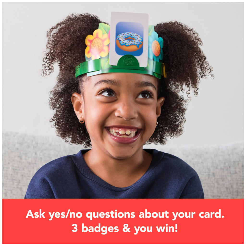 Spin Master Games Hedbanz Picture Guessing Game for Family Game Night | Hilarious Guessing Game of "What Am I?" with Easy-to-Read Picture Cards, Builds Deductive Reasoning, 2-6 Players, Ages 6+
