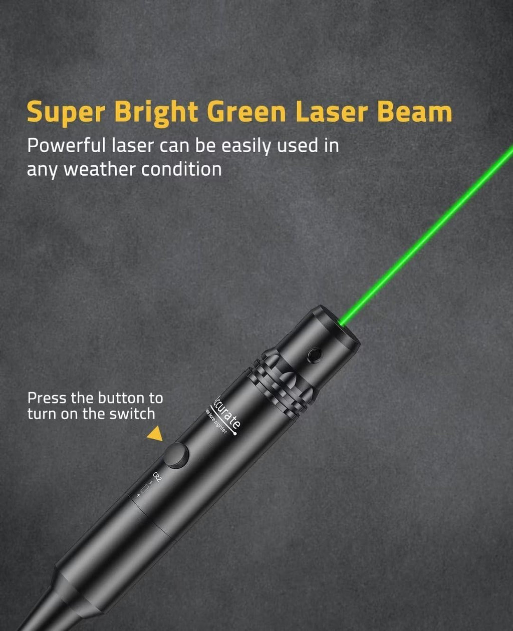 CVLIFE Professional Laser Bore Sight Kit with 32 Adapters fit 0.17 to 12GA Calibers, Bright Bore Sighter Laser with Button Switch, Powerful Support for Zeroing