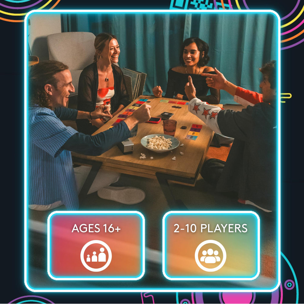 Jumbo Hitster - The Music Fun Party Quiz Card Game, 2-10 Players - 300 Plus Iconic Music Hits - Great for Adult and Family Game Night