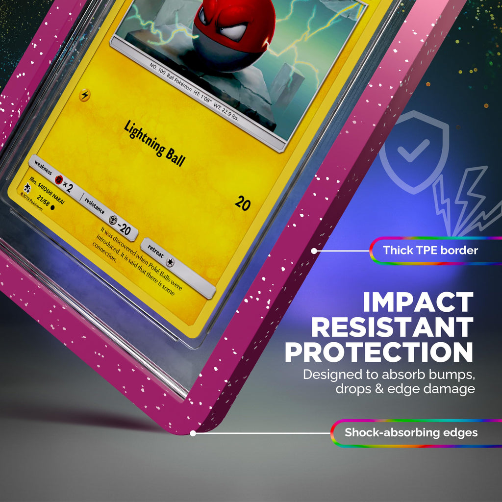 10 Pack Slab Guards Fits PSA Slabs - PSA Slab Guard Hard TPU PSA Slab Protector for Graded Cards – PSA Slab Bumper Guard for Graded slabs – Slab Protector for PSA Cards