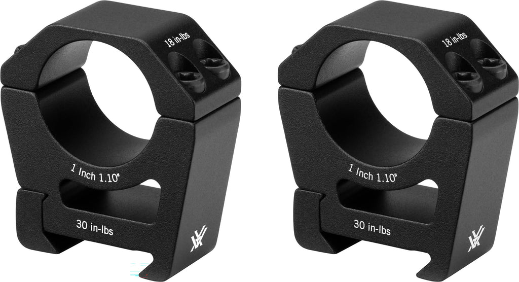 Vortex Sport Riflescope Rings | Picatinny & Weaver Compatible, Laser Engraved Torque Specs, Integrated Recoil Lug - Unlimited, Unconditional Warranty