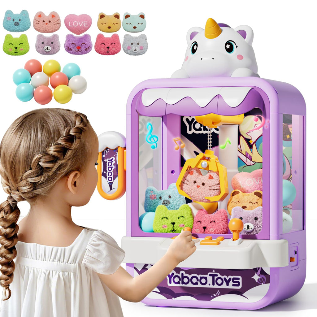Claw Machine for Kids Girl, Vending Machines Toys for Girls 3 4 5 6 7 8 | Unicorns Girls Toys Age 6-8 4-5, Arcades Game Party Toy age 6-7,Ideas Birthday Gifts for Girl 4 5 6 9 Year Old