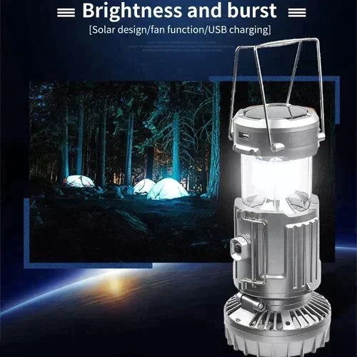 🔥🎁Hot Sale 50% OFF💡Portable LED Camping Lantern With Fan