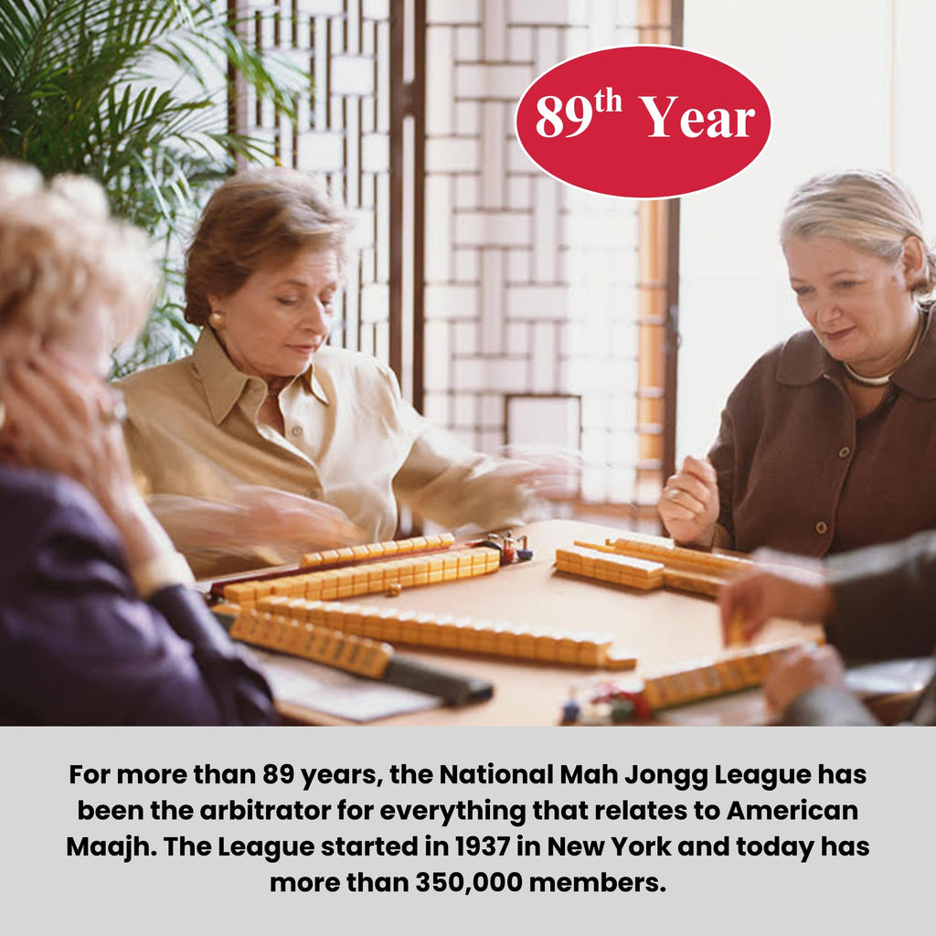 National Mah Jongg League 2026 Mahjong Large Size Cards Four-Pack Bundle - Official Hands and Rules for American Mahjong (Four Large-Size Cards)
