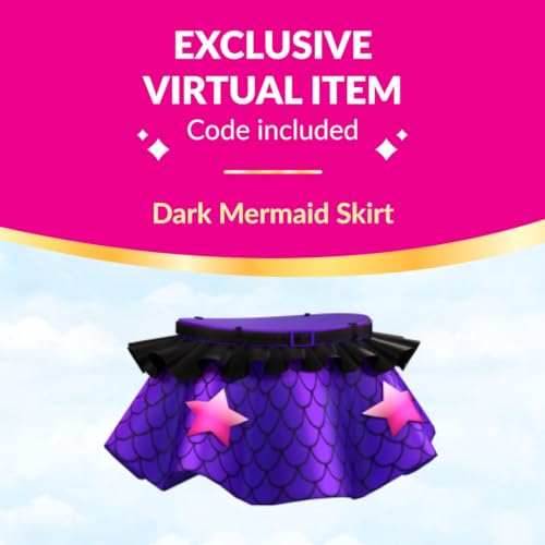 Royale High 3” Dark Mystic Mermaid Fashion Doll - 1 Figure with 9 Fashion Accessories - Virtual Item Code Included - Series 3 - Ages 5+