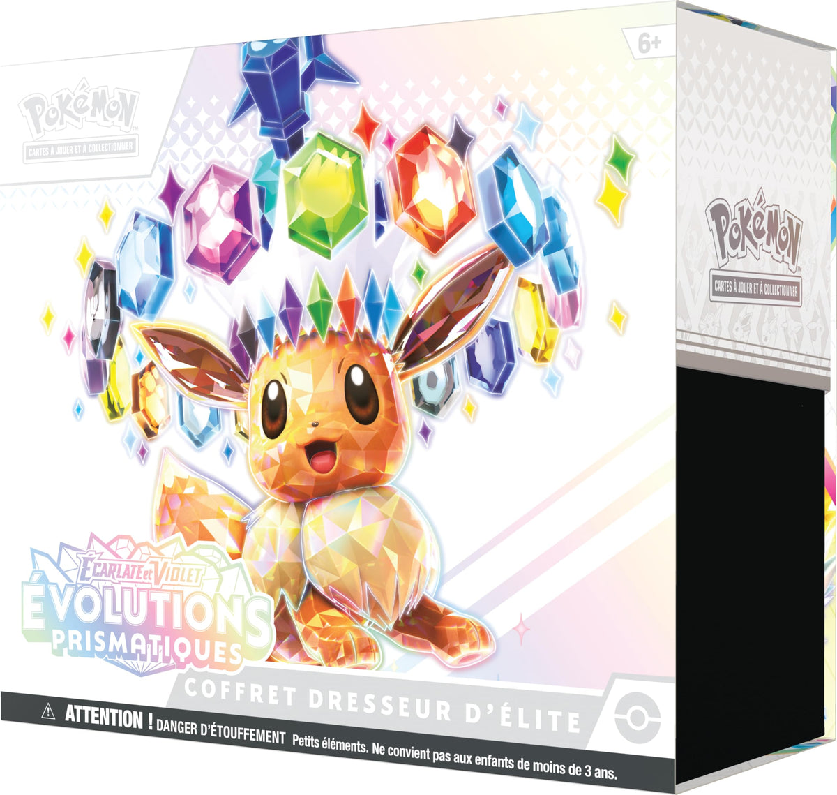 Pokémon: Scarlet & Purple Elite Trainer Set - Prismatic Evolutions of the Pokémon TCG (1 Fully Illustrated Promo Card, 9 Booster Packs & Premium Game Accessories)