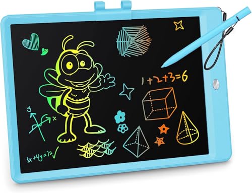 KOKODI LCD Writing Tablet, Gifts for 3 Years Old Boys and Girls，10 Inch Colorful Doodle Board Drawing Tablet, Erasable Reusable Electronic Drawing Pads, Educational and Learning Toys for Kids