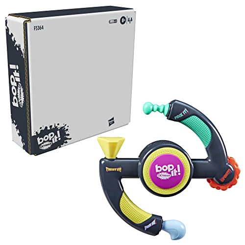 Hasbro Gaming Bop It Extreme Electronic Game for 1 or More Players, Fun Party Interactive Game for Kids Ages 8+, 4 Modes Including One-On-One Mode (Amazon Exclusive)