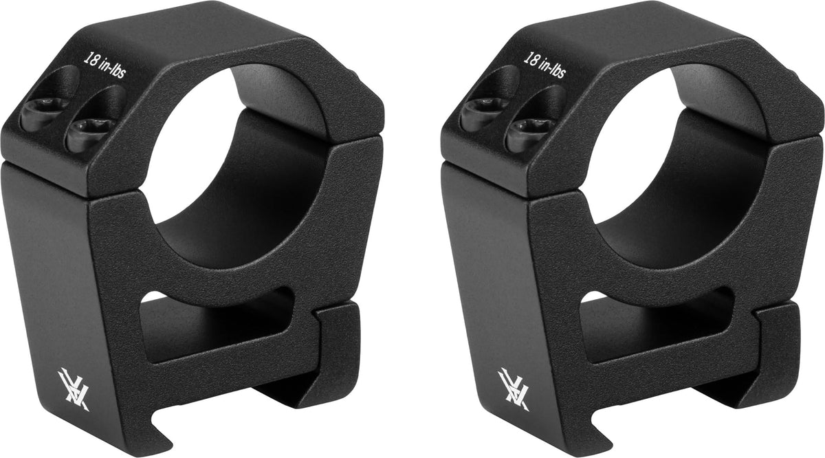 Vortex Sport Riflescope Rings | Picatinny & Weaver Compatible, Laser Engraved Torque Specs, Integrated Recoil Lug - Unlimited, Unconditional Warranty