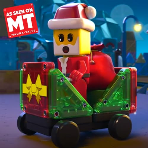 MAGNA-TILES microMAGS Advent Calendar 34-Piece Magnetic Construction Set, The Original Magnetic Building Brand