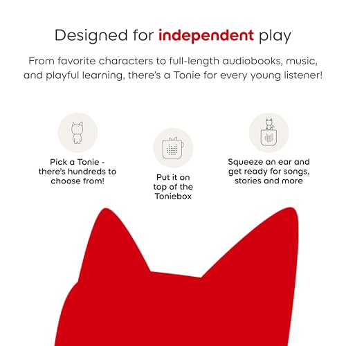 Toniebox 2 Audio Player Starter Set for Kids 1+, Sky Blue | Portable Screen-free Audio Player | Stories, Music, Games | Playtime Puppy: Favorite Children’s Songs | Gift for Kids 1-12+