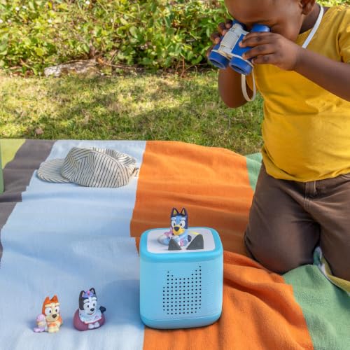 Tonies Bluey Audio Toy Figurine 3 Pack Set - Bluey, Bingo, Muffin | The Bluey Family Adventure Collection. 3 Favorite Characters. 136 Minutes of Bluey Stories.