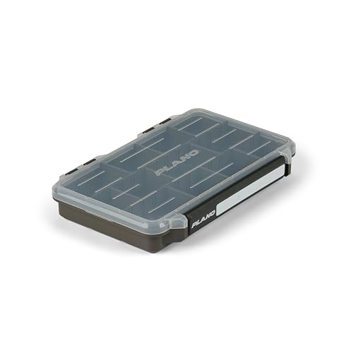 Plano StowAway 3600 Stow Tackle Box with Corrosion-Preventive Rustricor, Single Latch Design, Transparent DuraView Lid, Stackable Storage for Fishing Bait, Lures and Gear