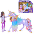 Unicorn Academy Wing Magic Sophia & Wildstar, Dolls & Toys, Ages 4+ | 15+ Sounds & Movements, Responds to Hogwarts Envelope, Imaginative Pretend Play, Spellbinding Gift for Kids