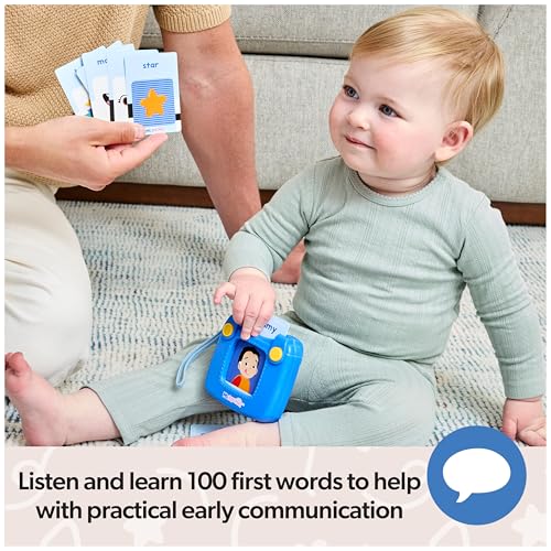 Ms. Rachel First Words Flash Cards, Electronic Card Reader, 100 Words | Electronic Reader With 100 Talking Words, Boosts Early Language & Motor Skills, Toddler Toys For Girls And Boys Ages 1-2+
