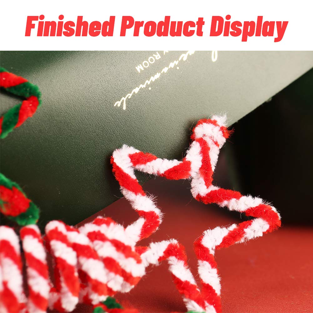 100 Pieces Pipe Cleaners Craft Chenille Stem White Pipe Cleaners