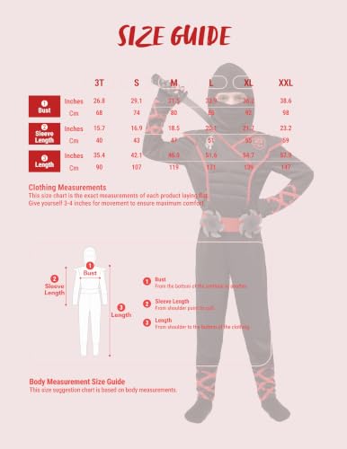 Spooktacular Creations Halloween Ninja Costume, Ninja Outfit Set for Kids, Halloween Costumes for Boys Dress Up Party
