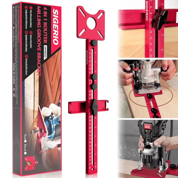 🔥4 in 1 Router Milling Groove Bracket Advantages