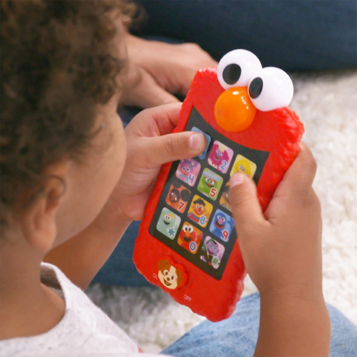 Sesame Street Learn with Elmo Pretend Play Phone by Just Play | Learning and Education, Holiday Stocking Stuffers, Gifts, Presents, Kids Toys for Ages 2 Up