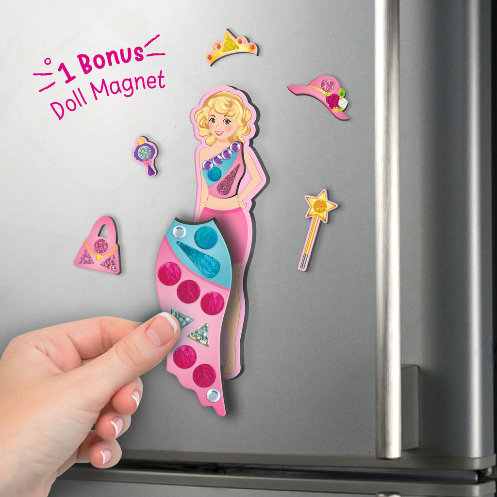 Imagimake DIY Magnetic Dress-Up Princess, 30 Magnetic Dresses & Accessories | Pretend Play Magnetic Toys for Kids, Interchange & Create Unlimited Outfits, Gift for Girls Ages 3,4,5,6,7,8 Years Old