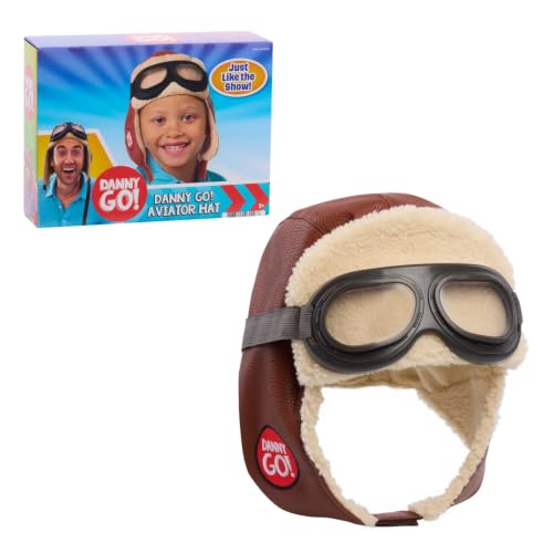 Danny Go! Aviator Hat - Play Dress-Up Hat Inspired Show | Preschool Kids, Dress-Up, Pretend Play, Holiday Stocking Stuffers, Gifts, Presents