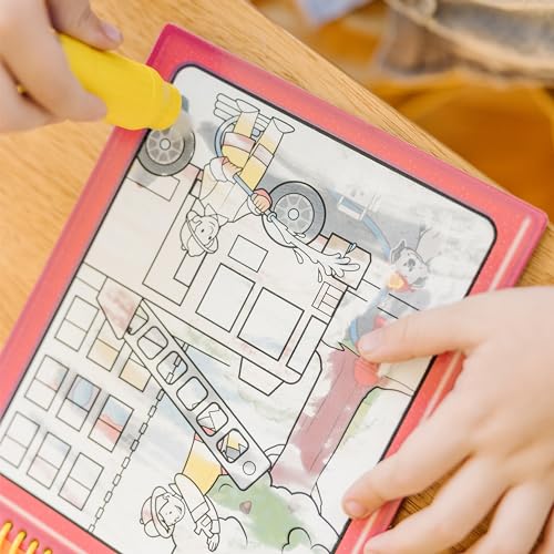 Melissa & Doug, Pen Water Wow Vehicles | 4 Reusable Coloring Boards, Refillable Water Pen, Mess-Free Travel Toys, Arts & Crafts, Sensory Play, Preschool Toys, Ages 3+