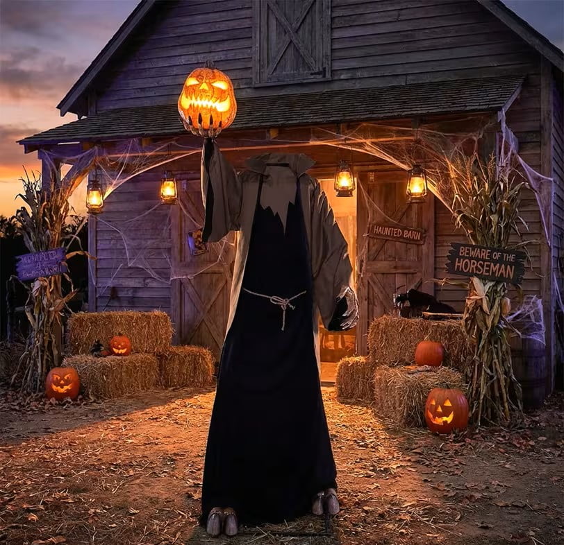 9' Light-Up Night Dweller Halloween Animatronic Decoration
