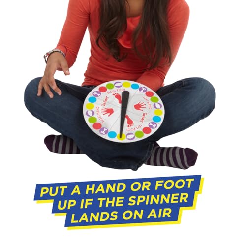 Hasbro Twister Party Classic Board Game for 2 or More Players,Indoor and Outdoor Game for Kids 6 and Up,Packaging May Vary