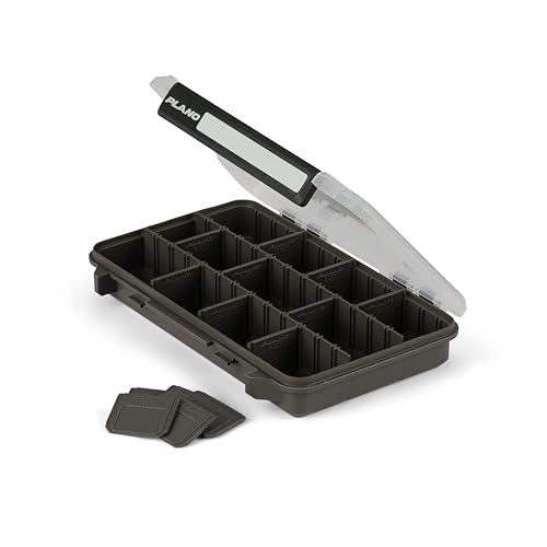 Plano StowAway 3600 Stow Tackle Box with Corrosion-Preventive Rustricor, Single Latch Design, Transparent DuraView Lid, Stackable Storage for Fishing Bait, Lures and Gear
