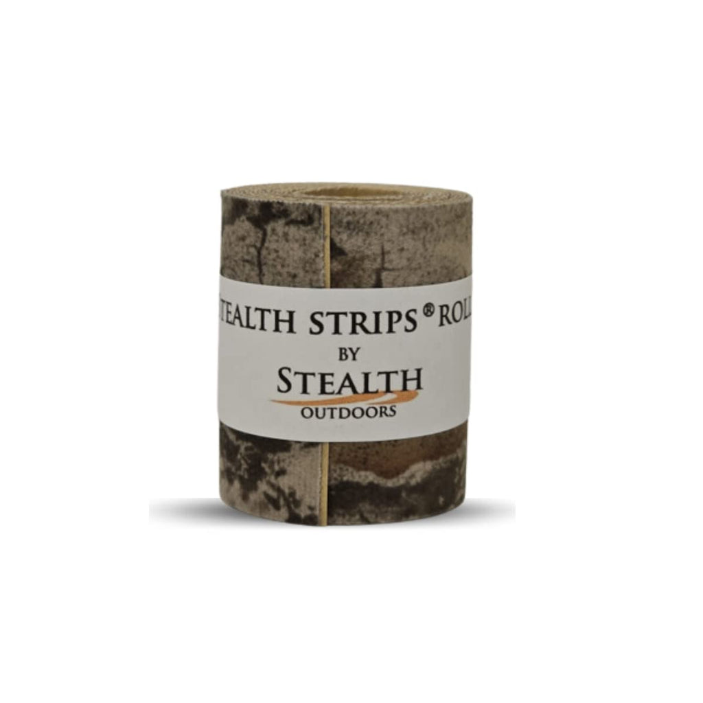 Stealth Strips Natural Gear Camo Silencing Tape | Self Adhesive Silencing Fabric | Great for Quieting All of Your Metal Hunting Gear and Accessories |(2” X 60” Roll)